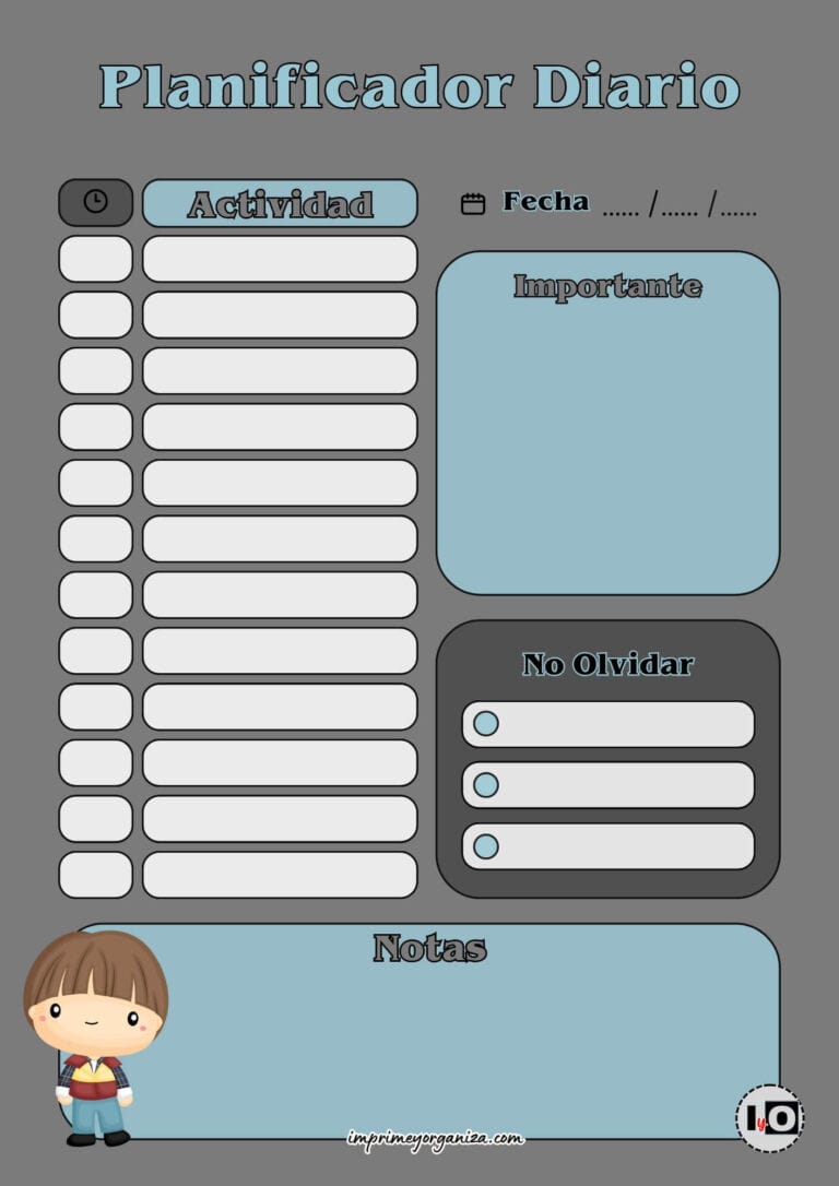 Planificador Diario Will