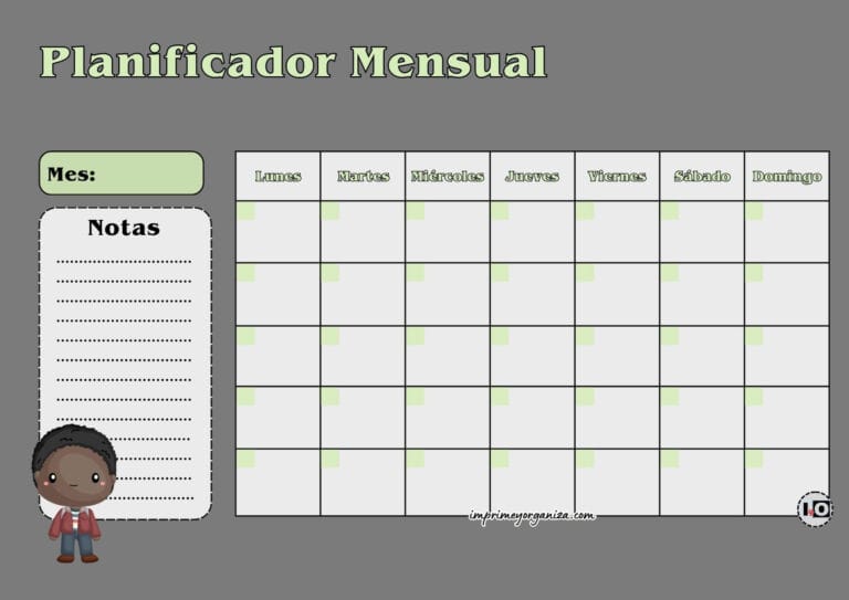 Planificador Mensual Lucas