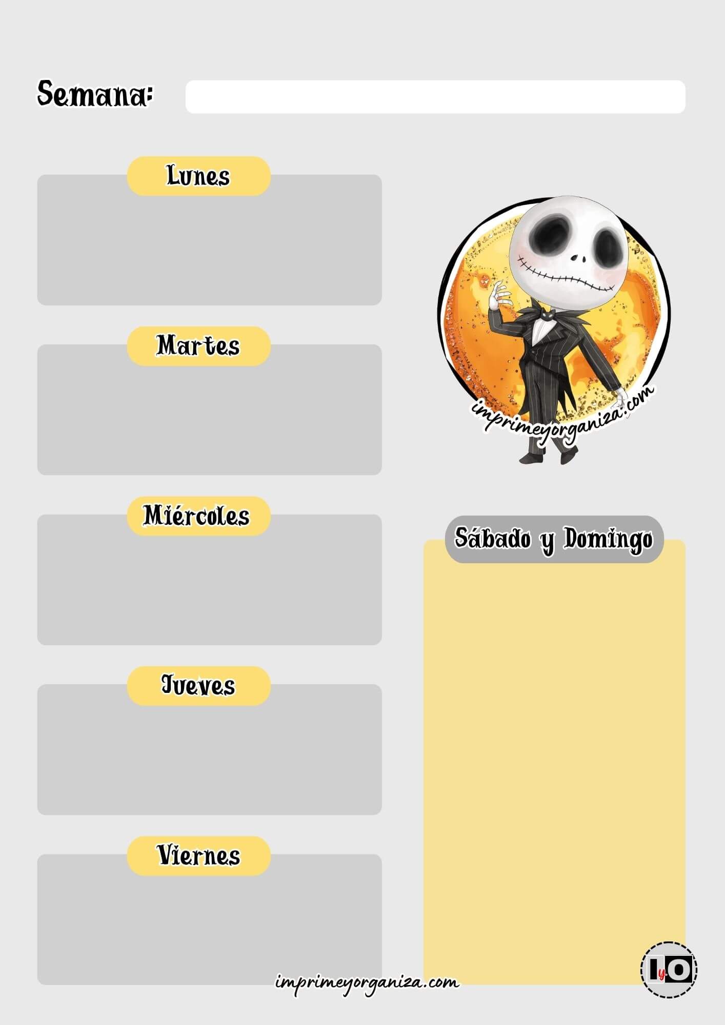 Planificador Semanal Jack