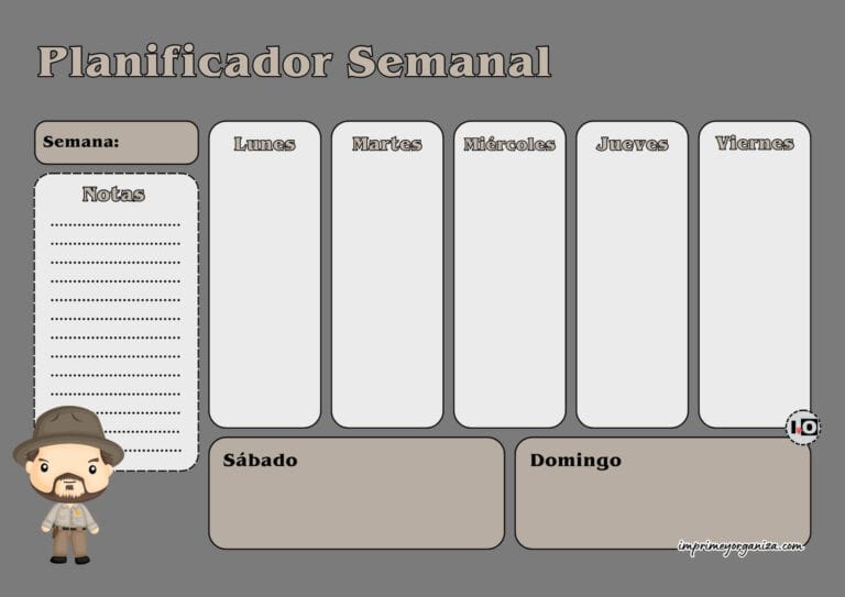 Planificador Semanal Jim