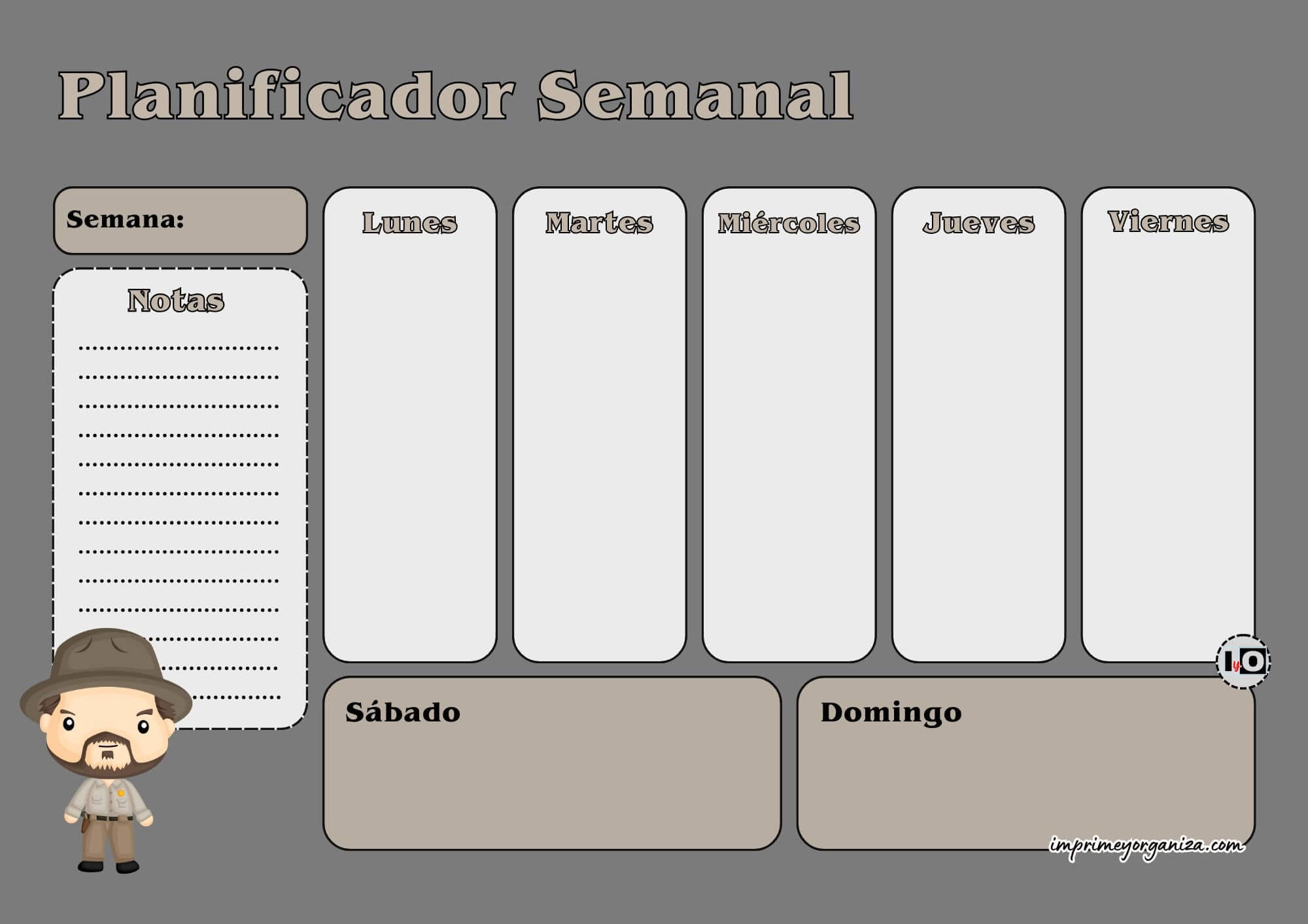 Planificador Semanal Jim