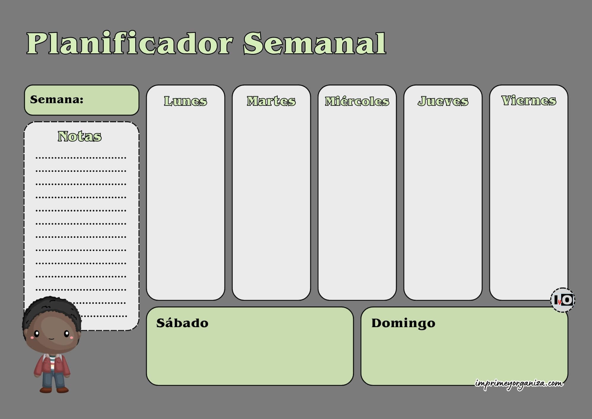 Planificador Semanal Lucas
