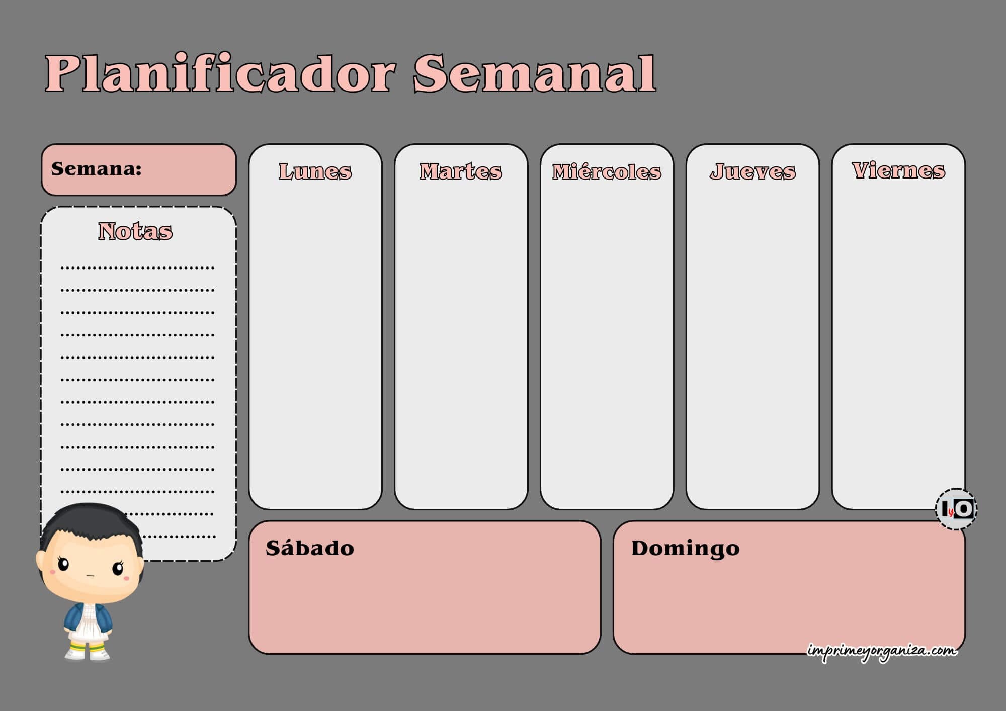 Planificador Semanal Once
