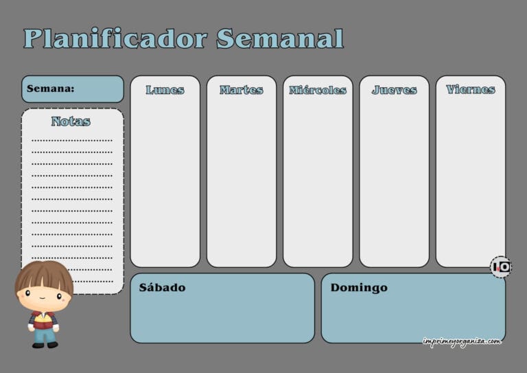 Planificador Semanal Will