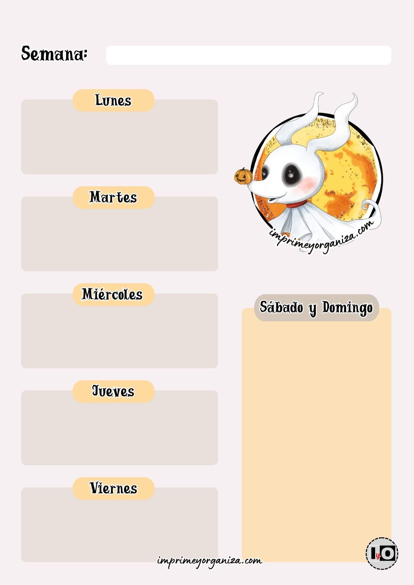 Planificador Semanal Zero