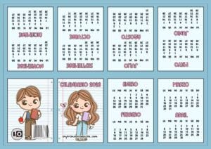 Mini-calendario de Maestros