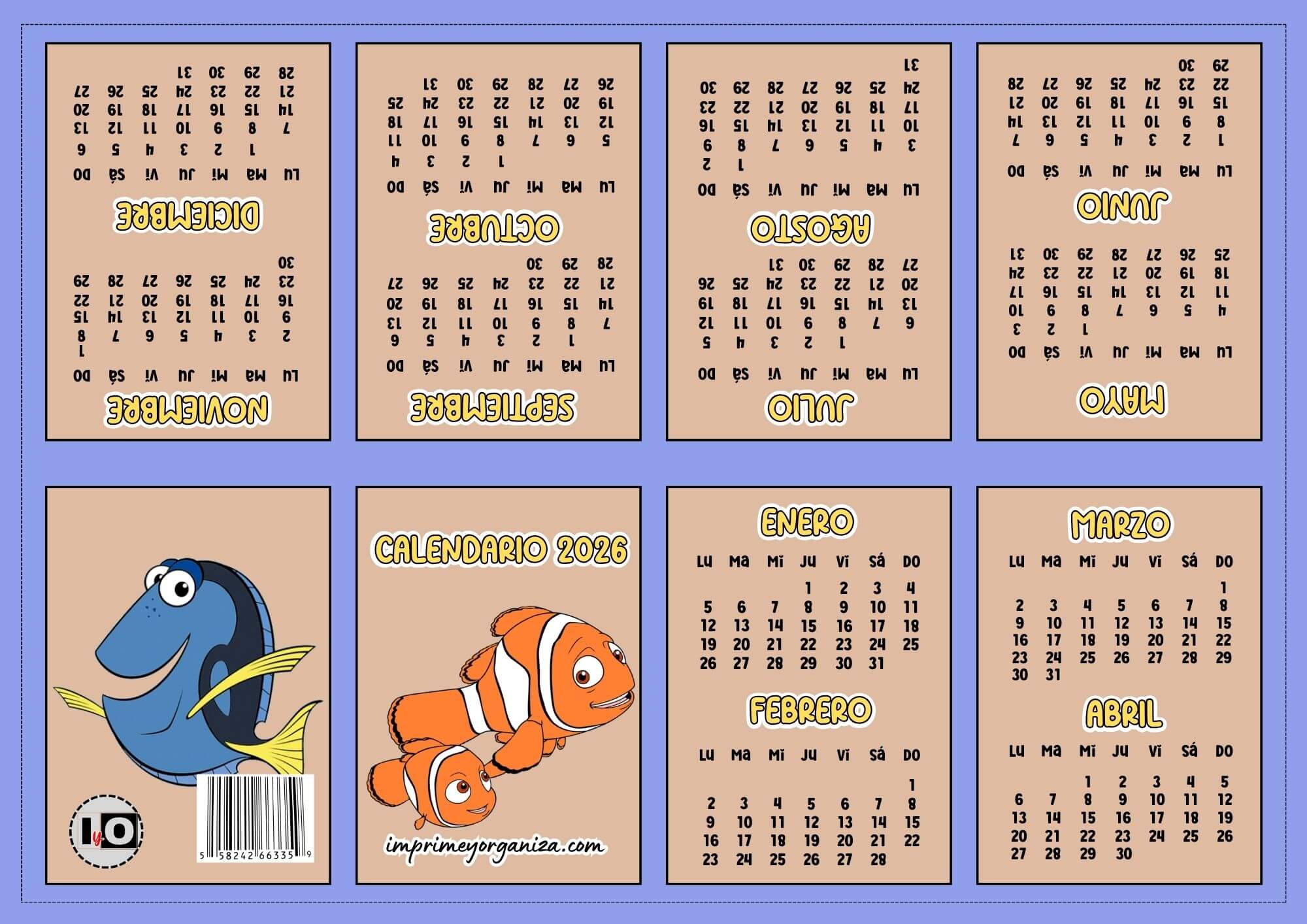 Mini-calendario de Nemo