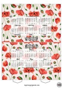 Calendario Carpa Amapolas