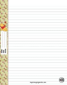 Hoja de carpeta Nº3 Winnie