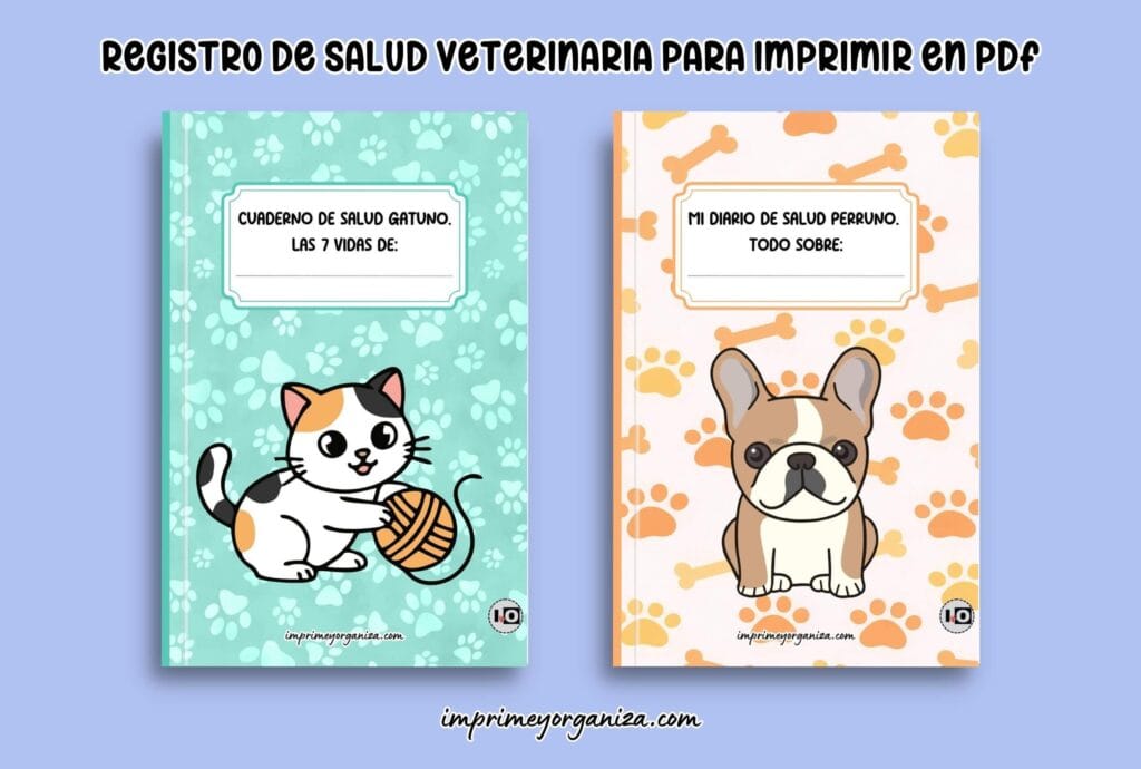 Registro de Salud Veterinaria para Imprimir gratis