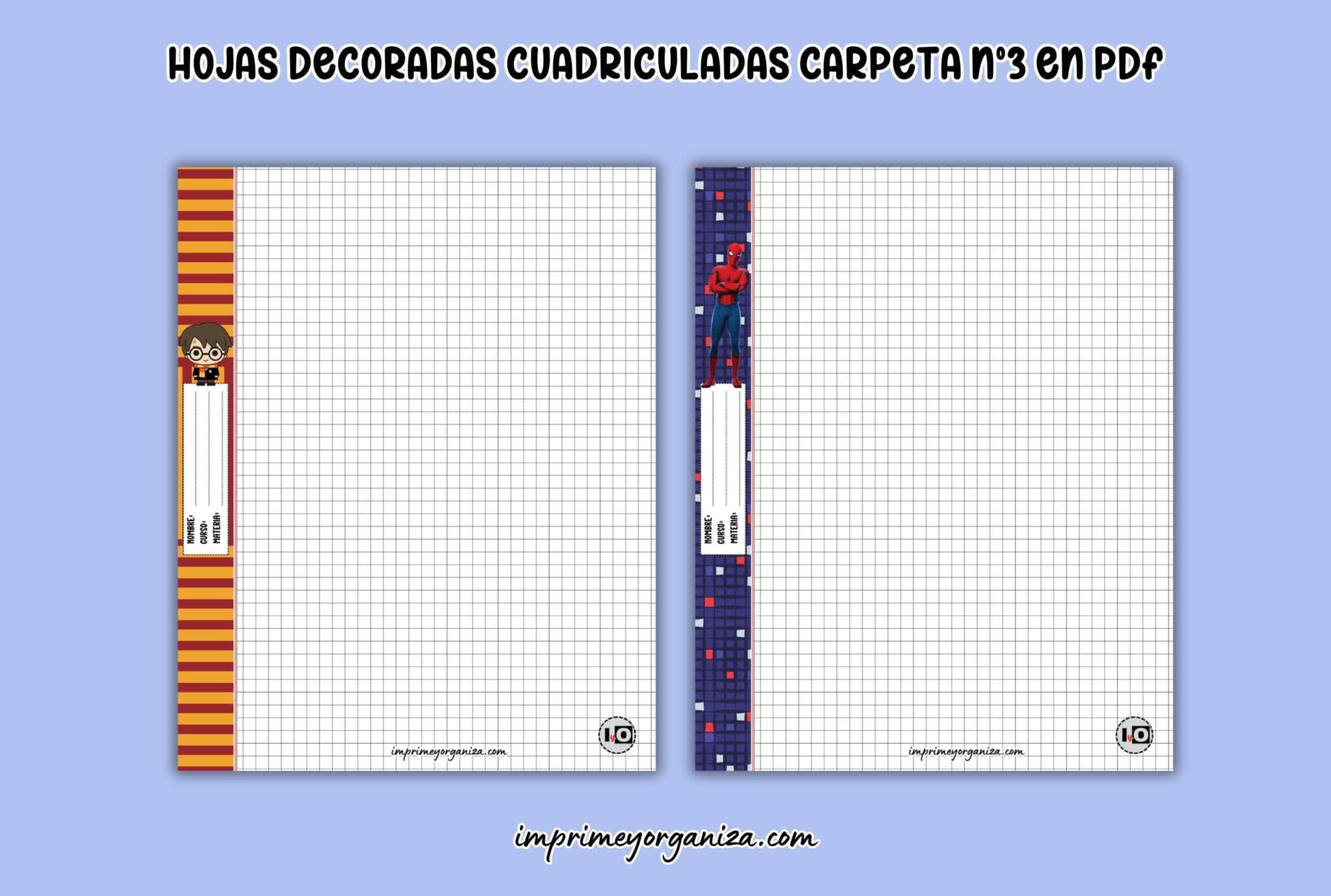 Hojas de Cuaderno para Imprimir en PDF [GRATIS]