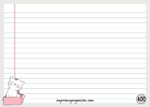Flashcard gatito gris