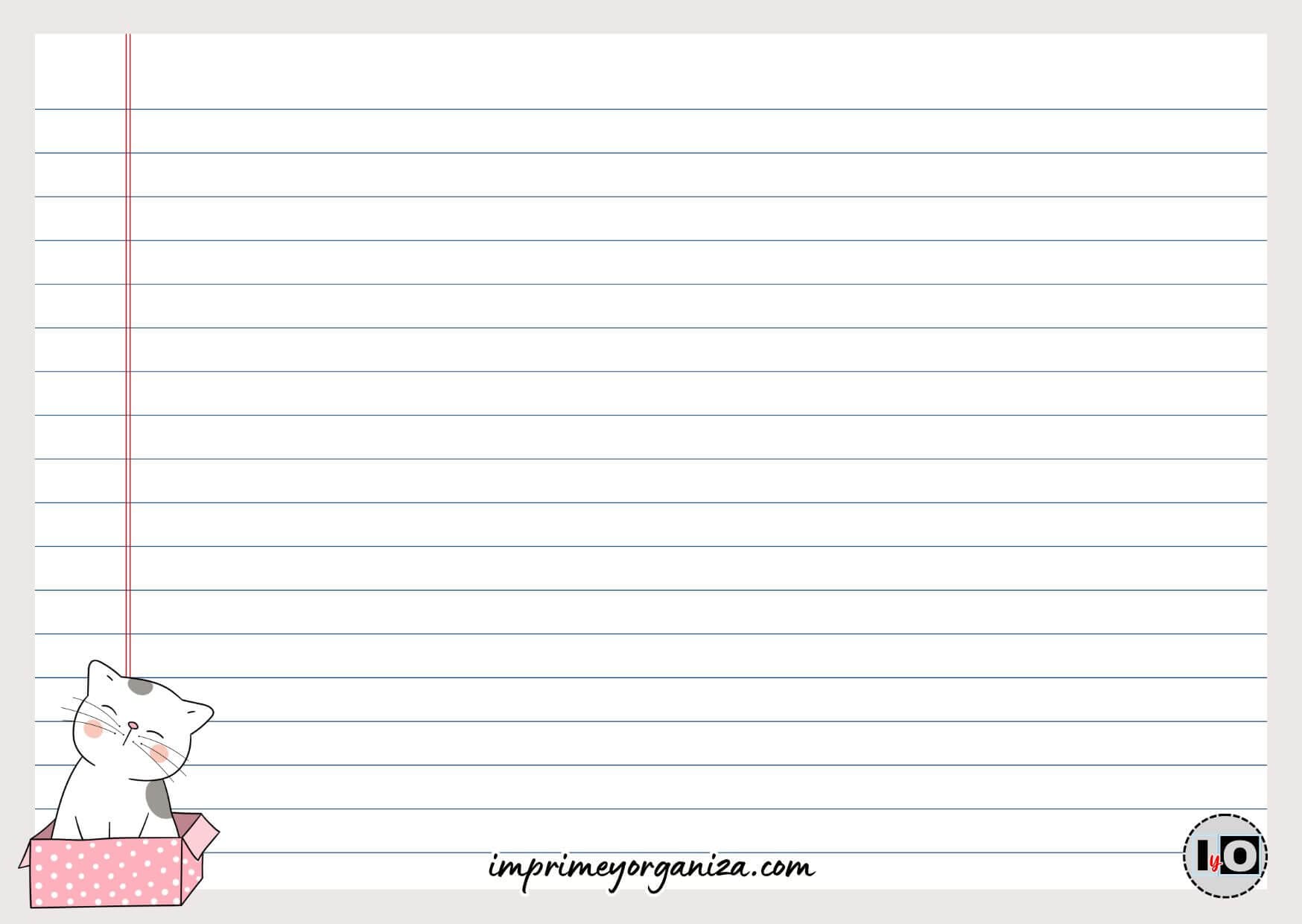 Flashcard gatito gris