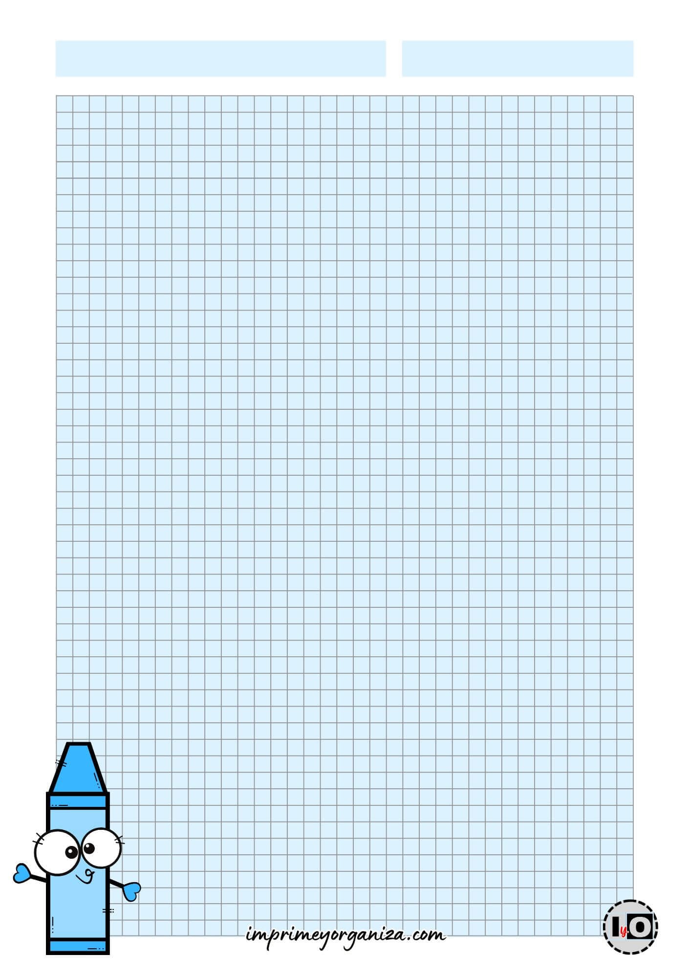 Hoja tamaño A5 Crayola Azul