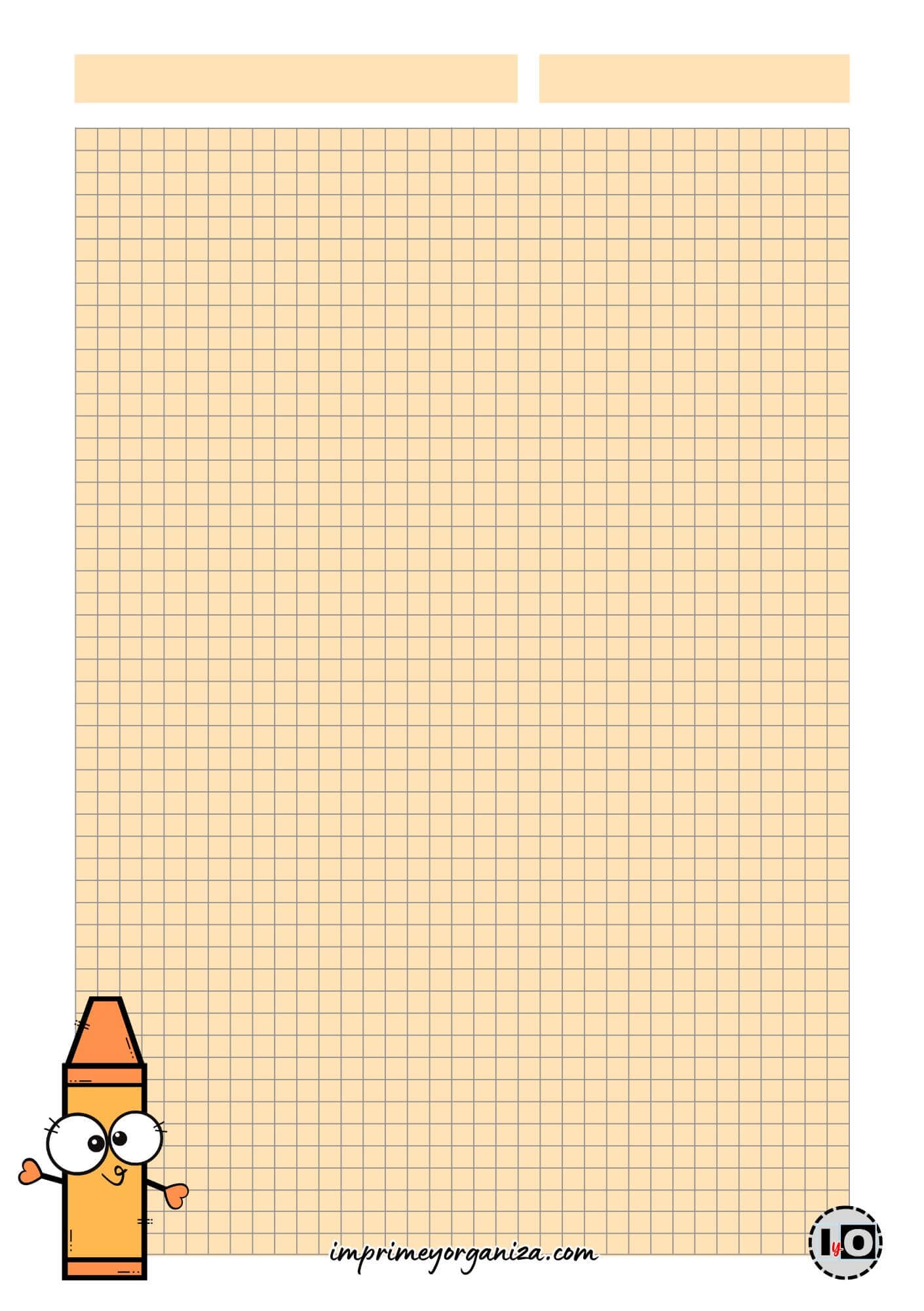 Hoja tamaño A5 Crayola Naranja