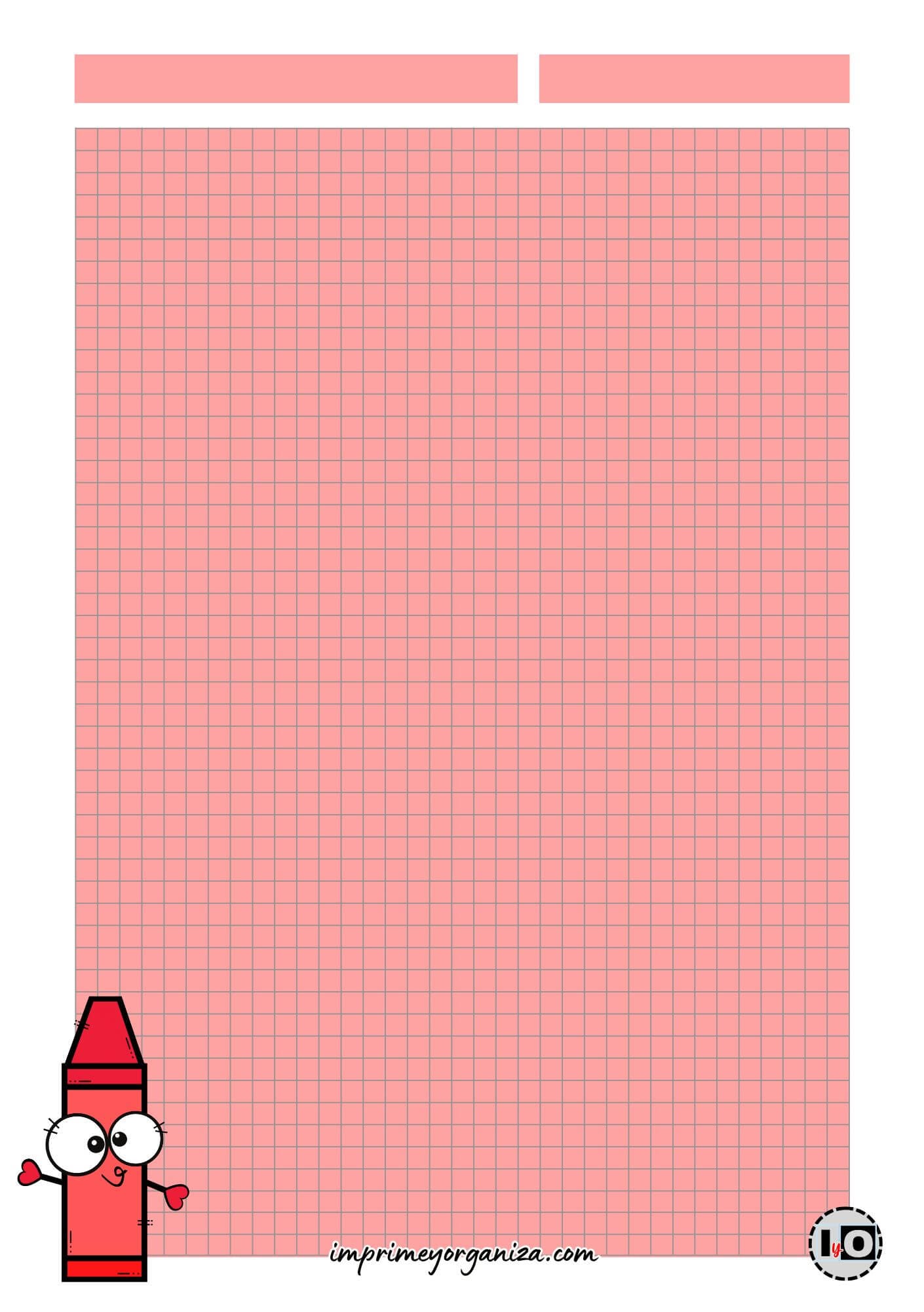 Hoja tamaño A5 Crayola Roja