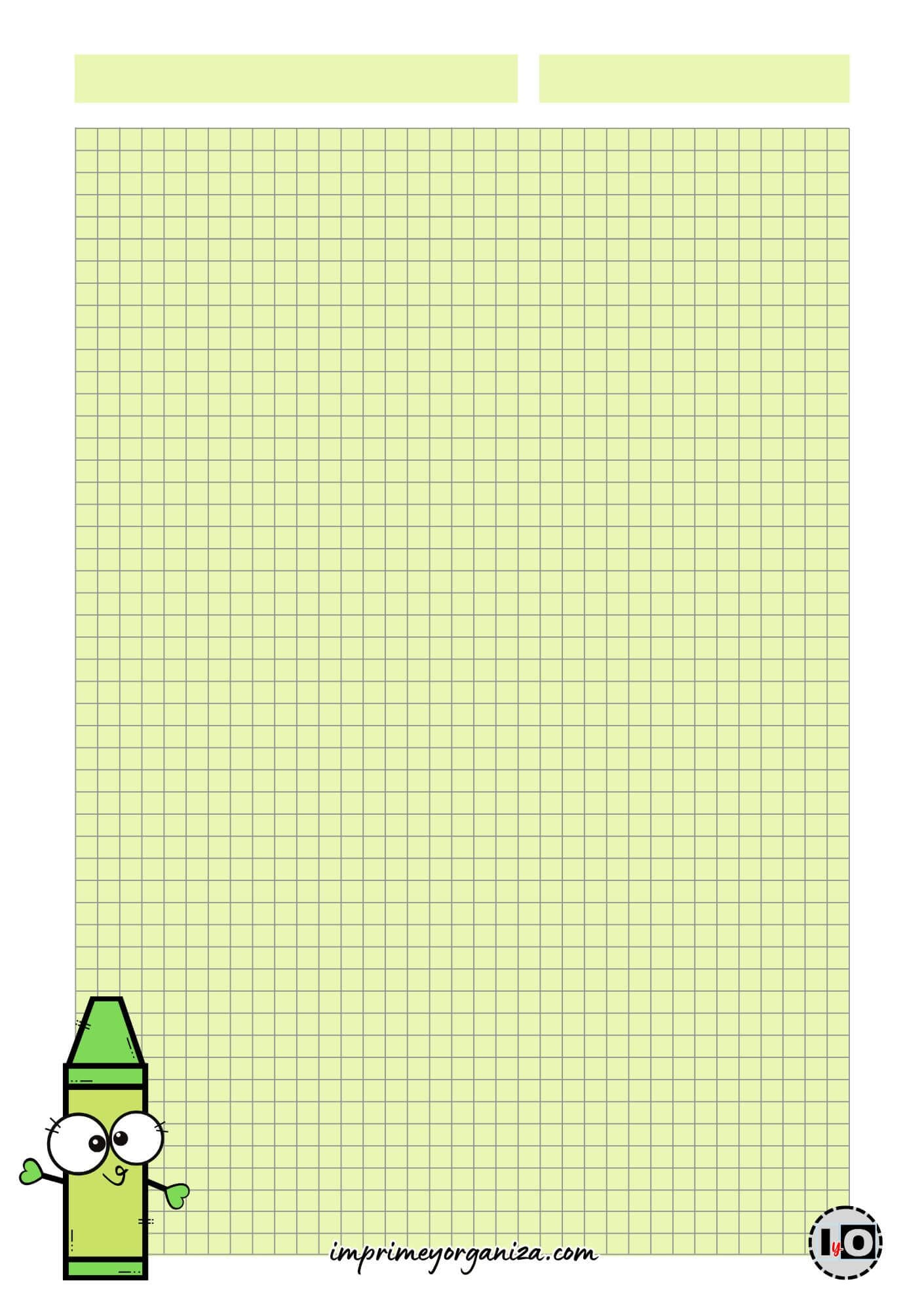 Hoja tamaño A5 Crayola Verde