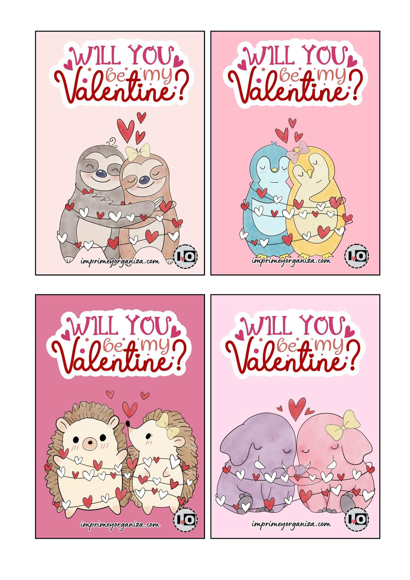Tarjetas Ferrero Animales