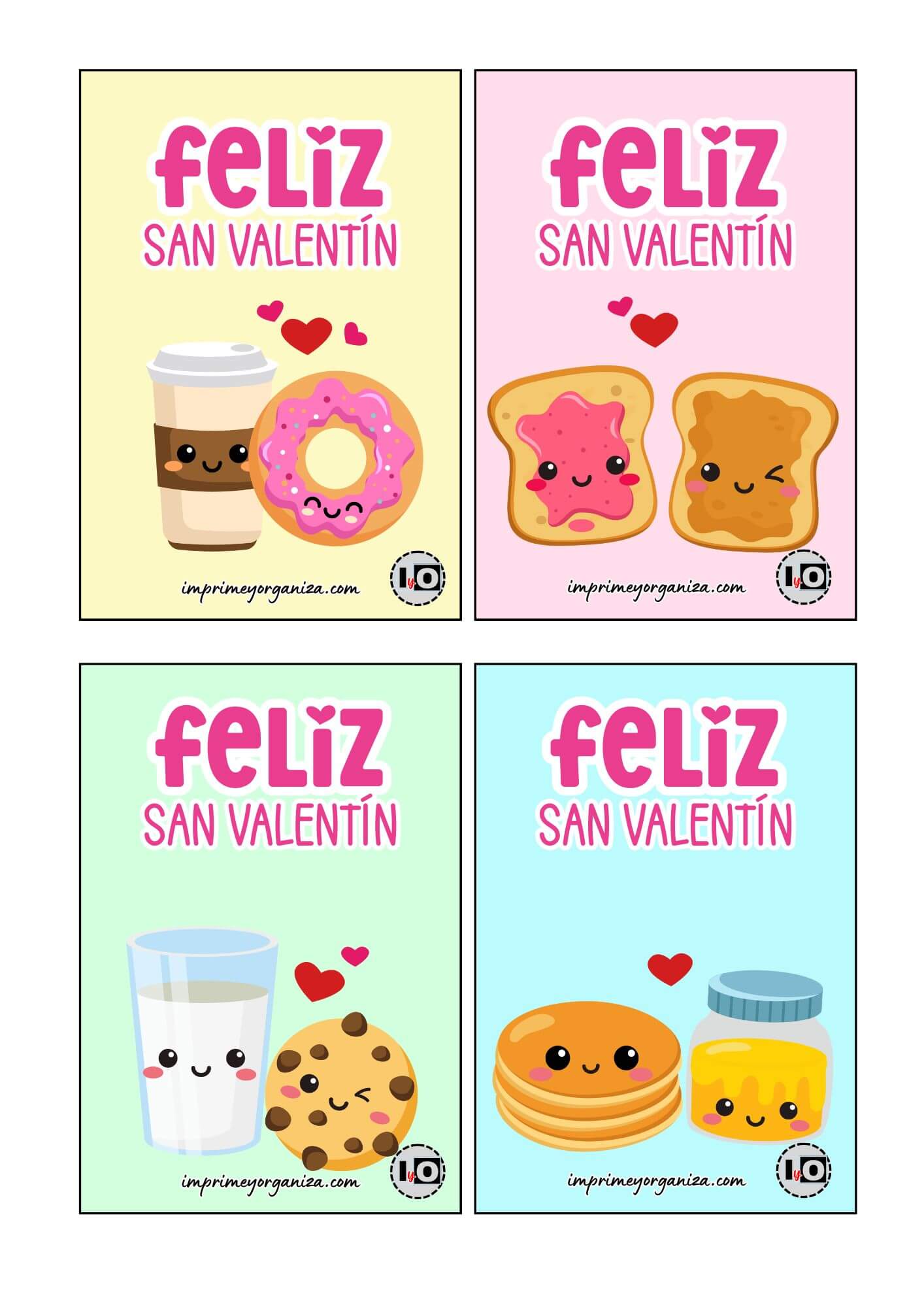 Tarjetas Ferrero Kawaii