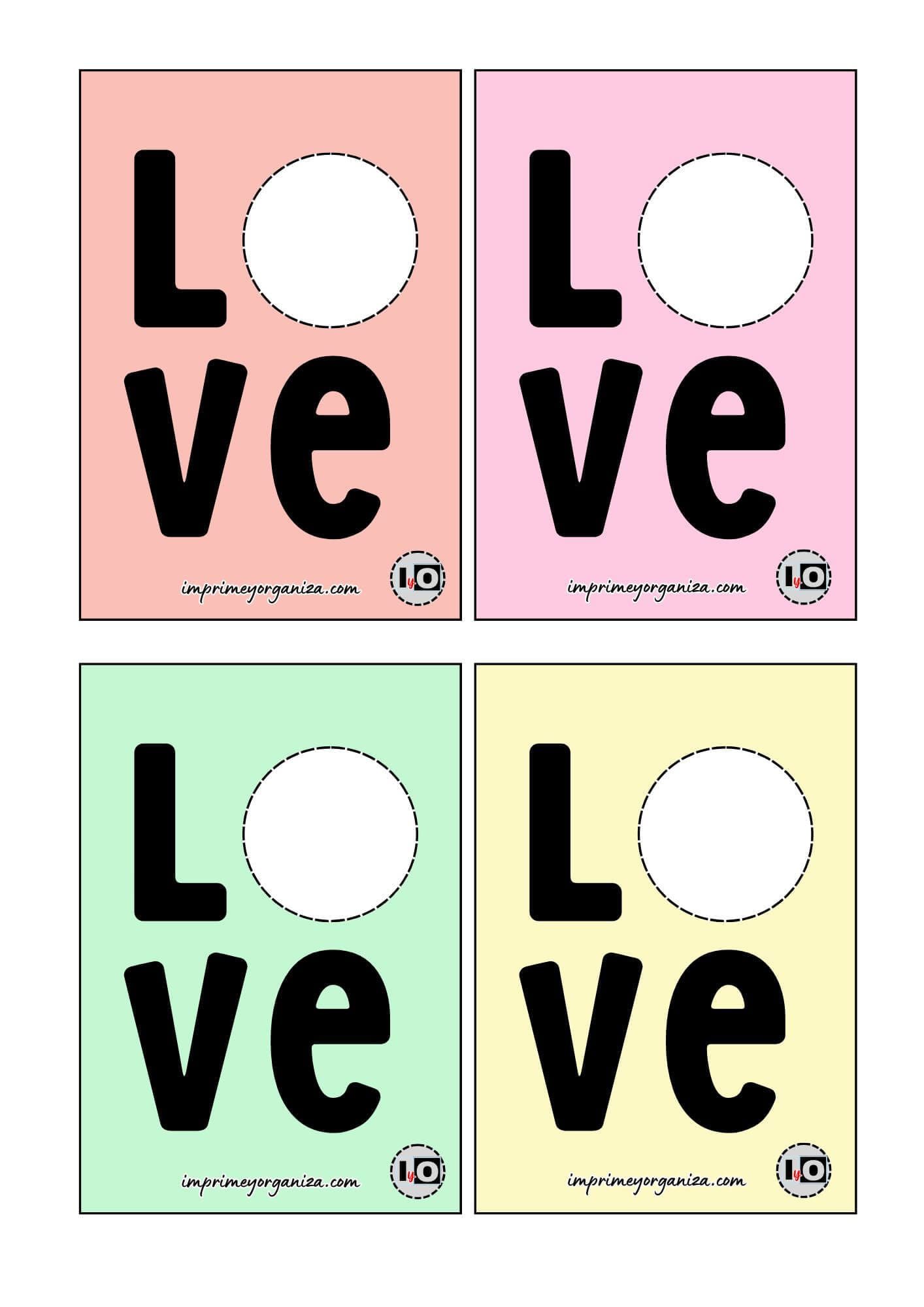 Tarjetas Ferrero Love
