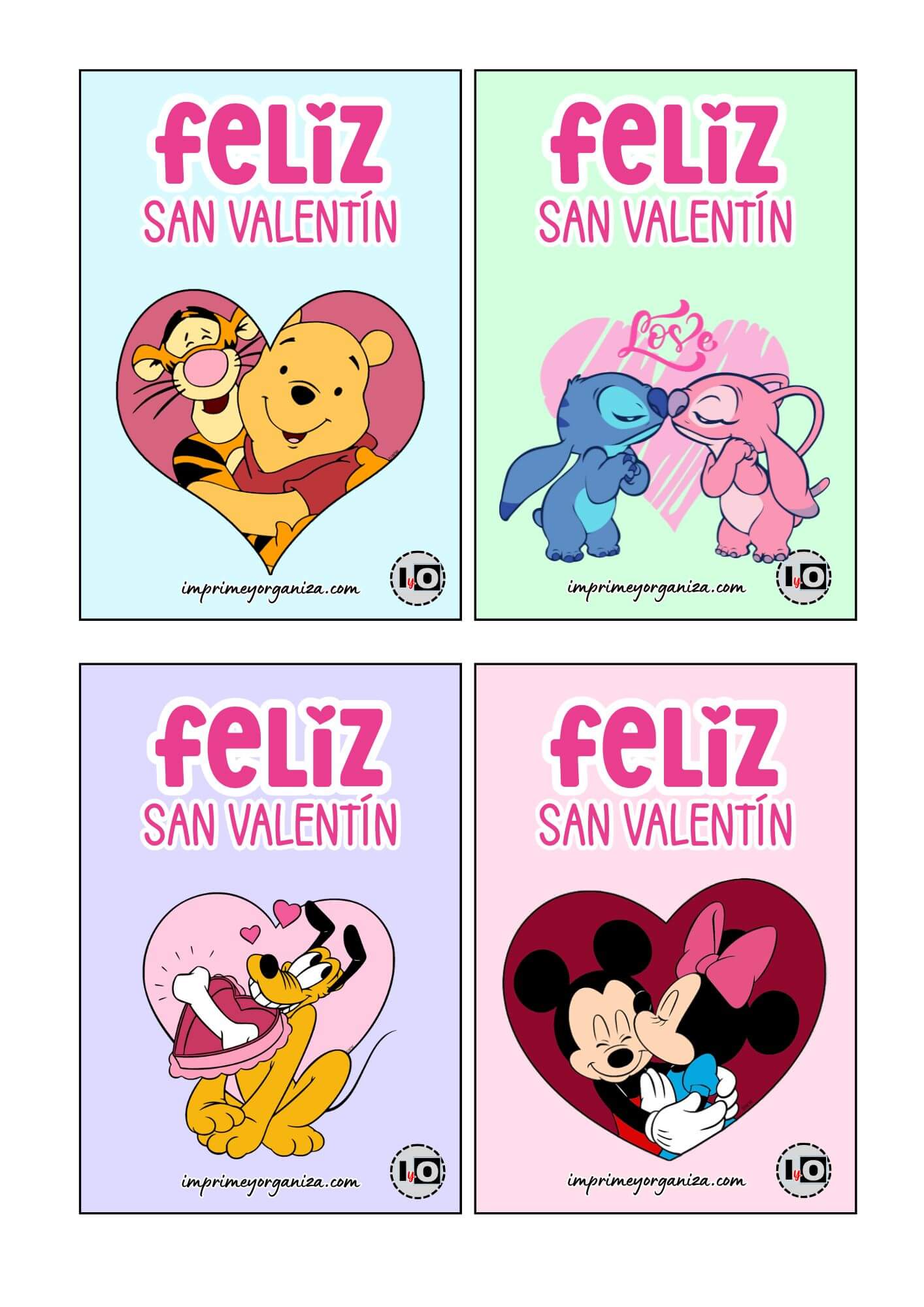 Tarjetas Ferrero Personajes