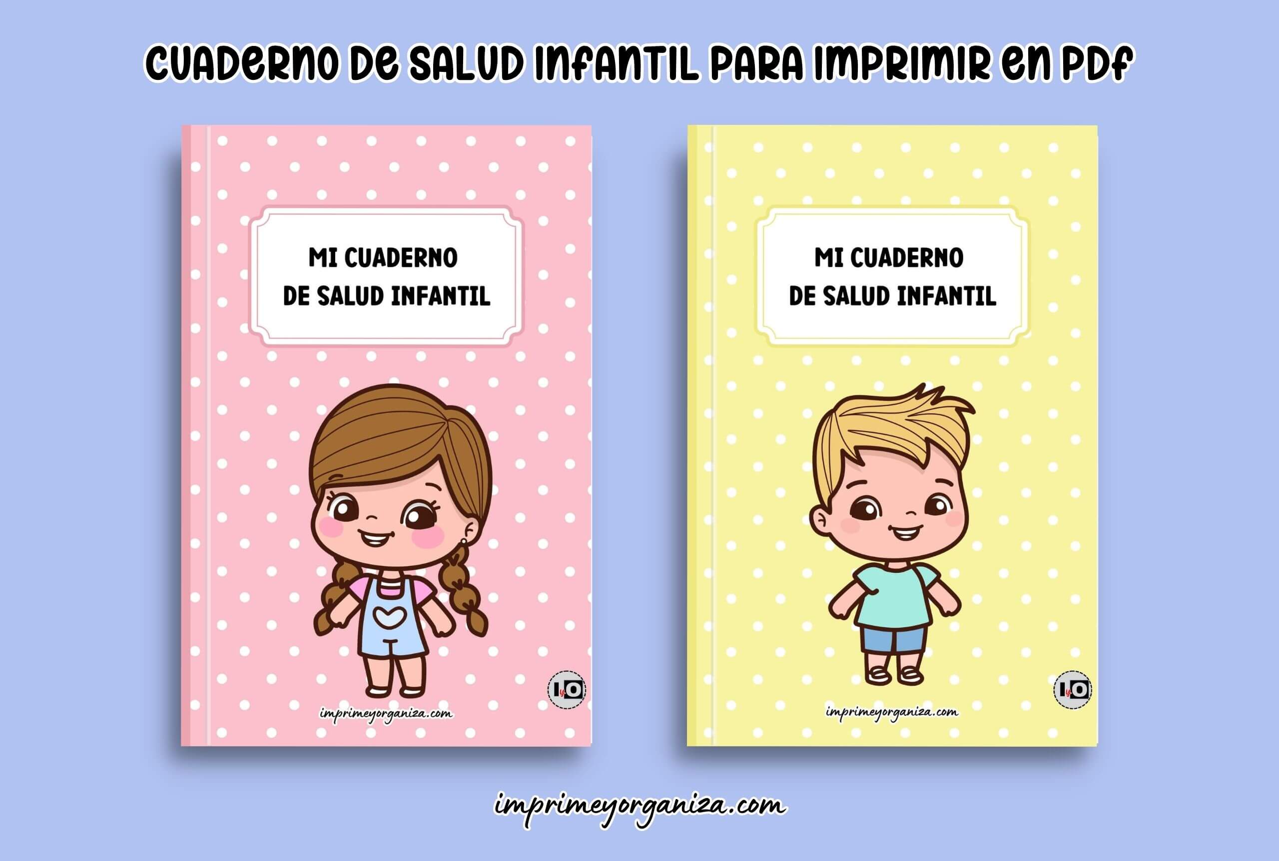 cuaderno de registro de datos de salud infantil para Imprimir gratis