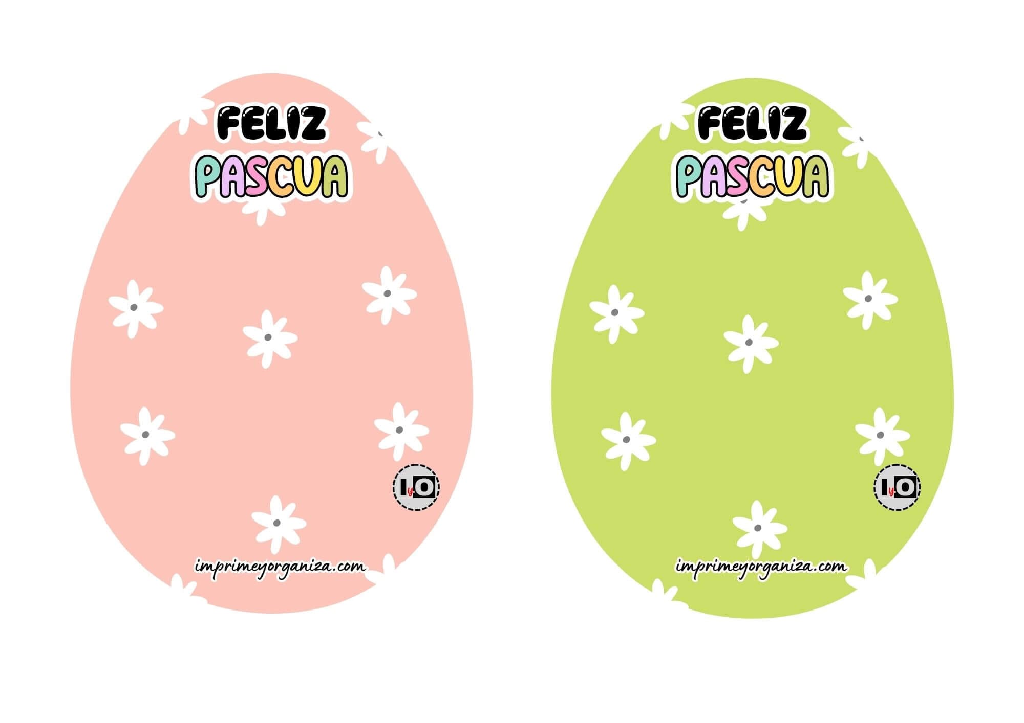 Bloc Huevos Florecillas