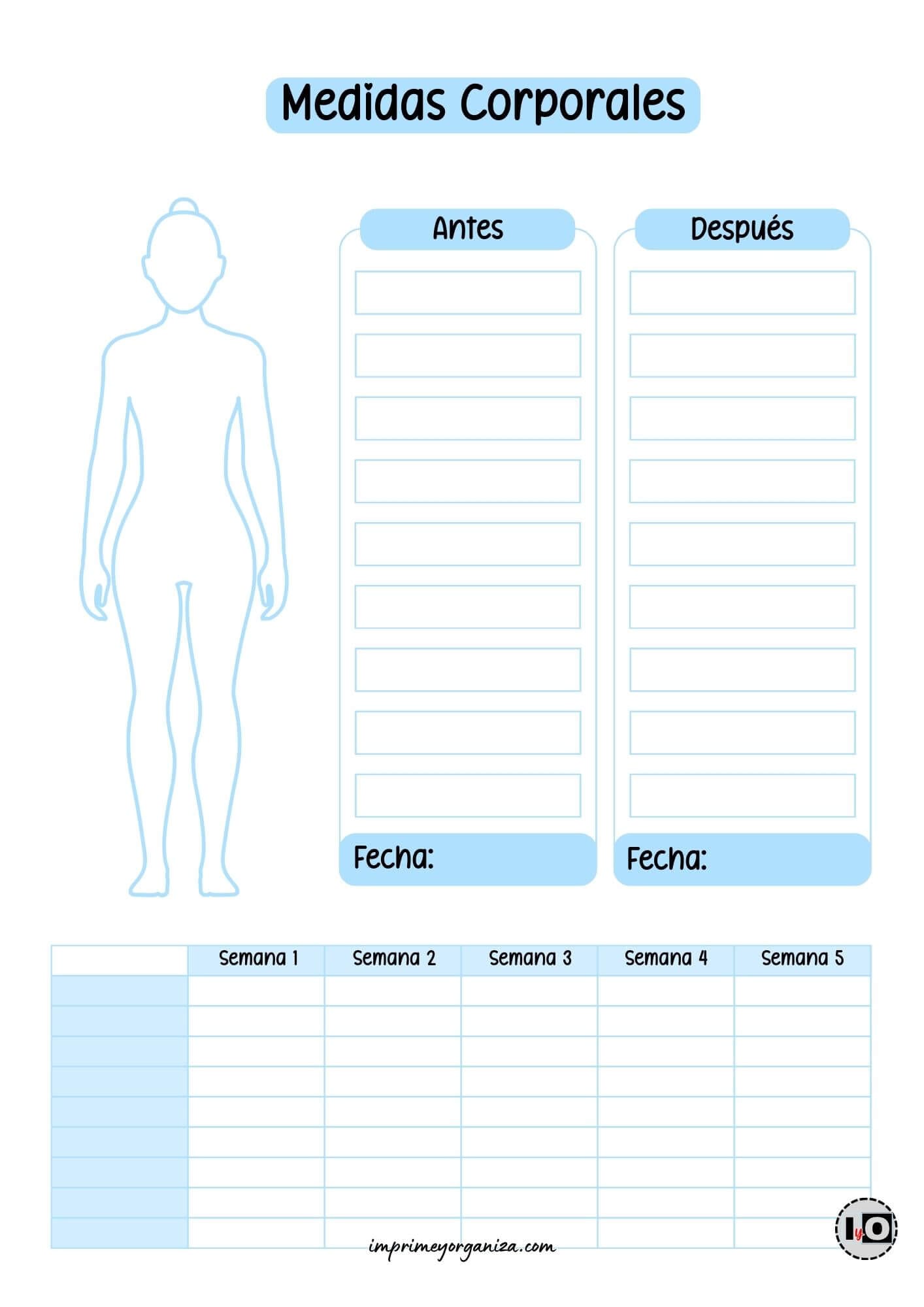 Control de medidas corporales azul