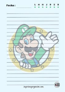 Hoja A5 Luigi