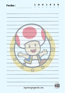 Hoja A5 Toad