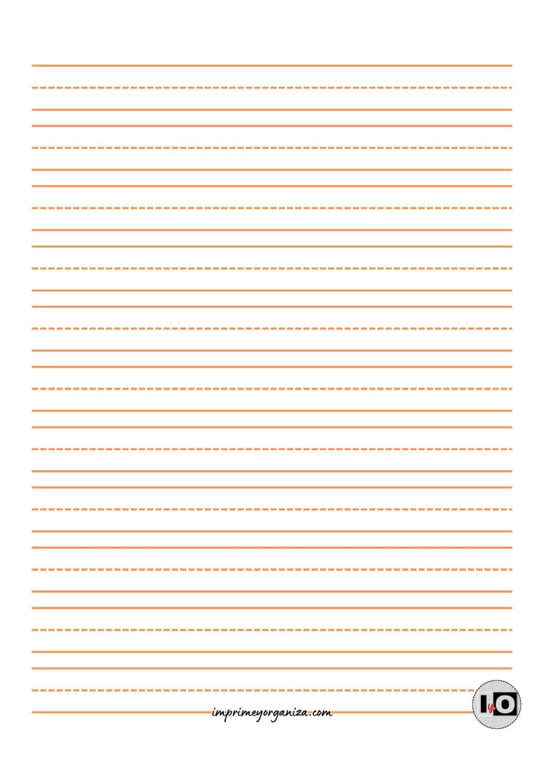 Hojas de Caligrafía de Colores para Imprimir en PDF [GRATIS]