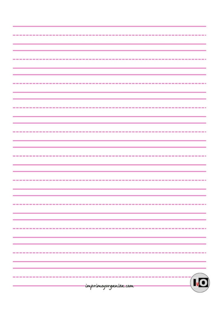 Hojas de Caligrafía de Colores para Imprimir en PDF [GRATIS]