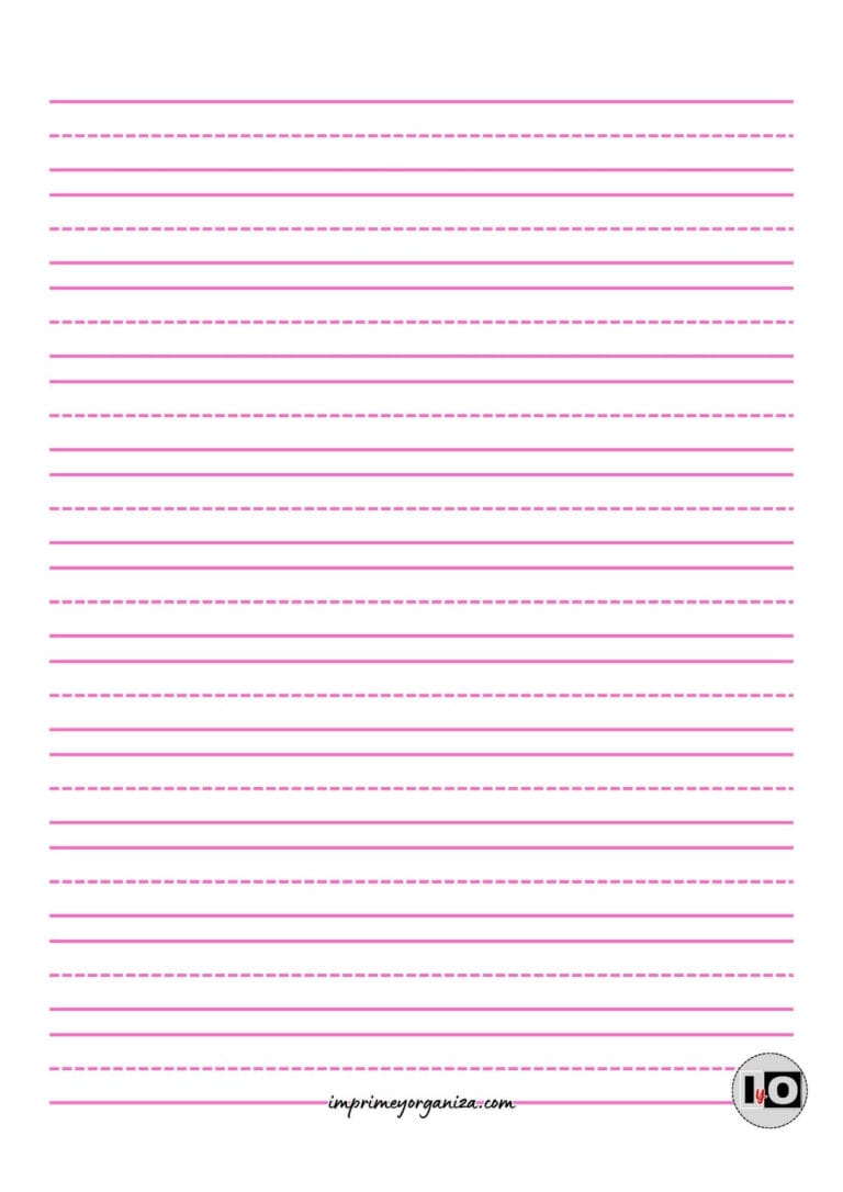 Hojas de Caligrafía de Colores para Imprimir en PDF [GRATIS]