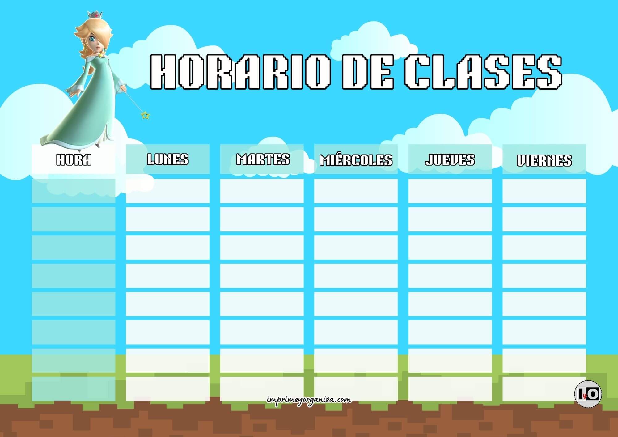 Horario de clases Rosalina
