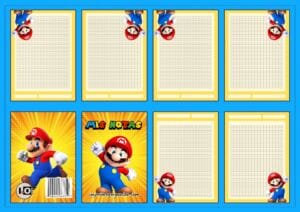 Mini notas Cuadrícula Mario
