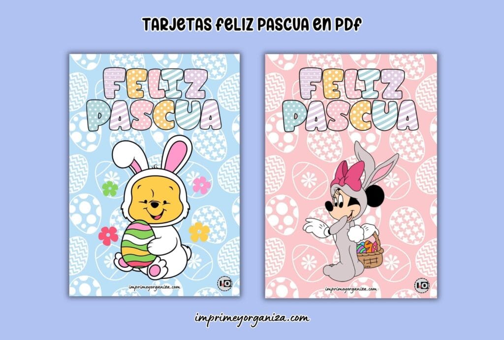 tarjetas feliz pascua en pdf gratis