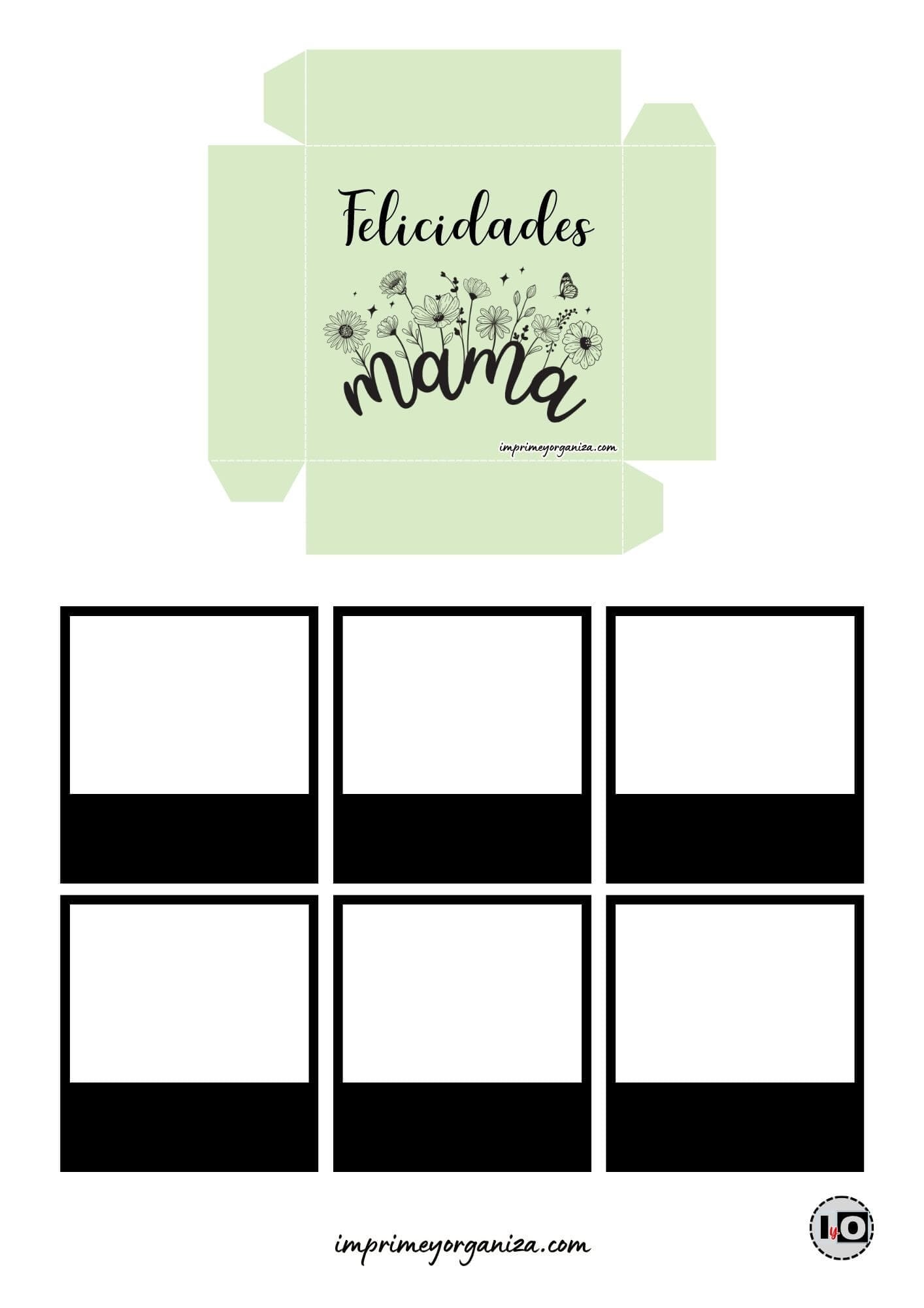 Caja explosiva felicidades mamá