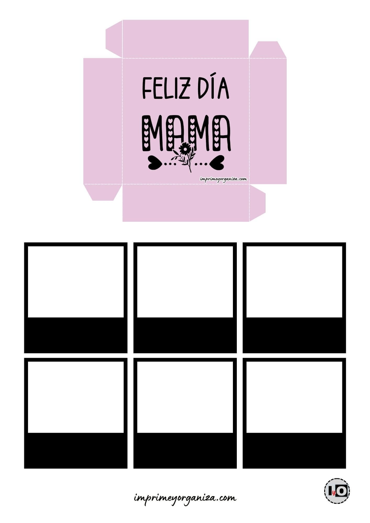 Caja explosiva feliz día mamá