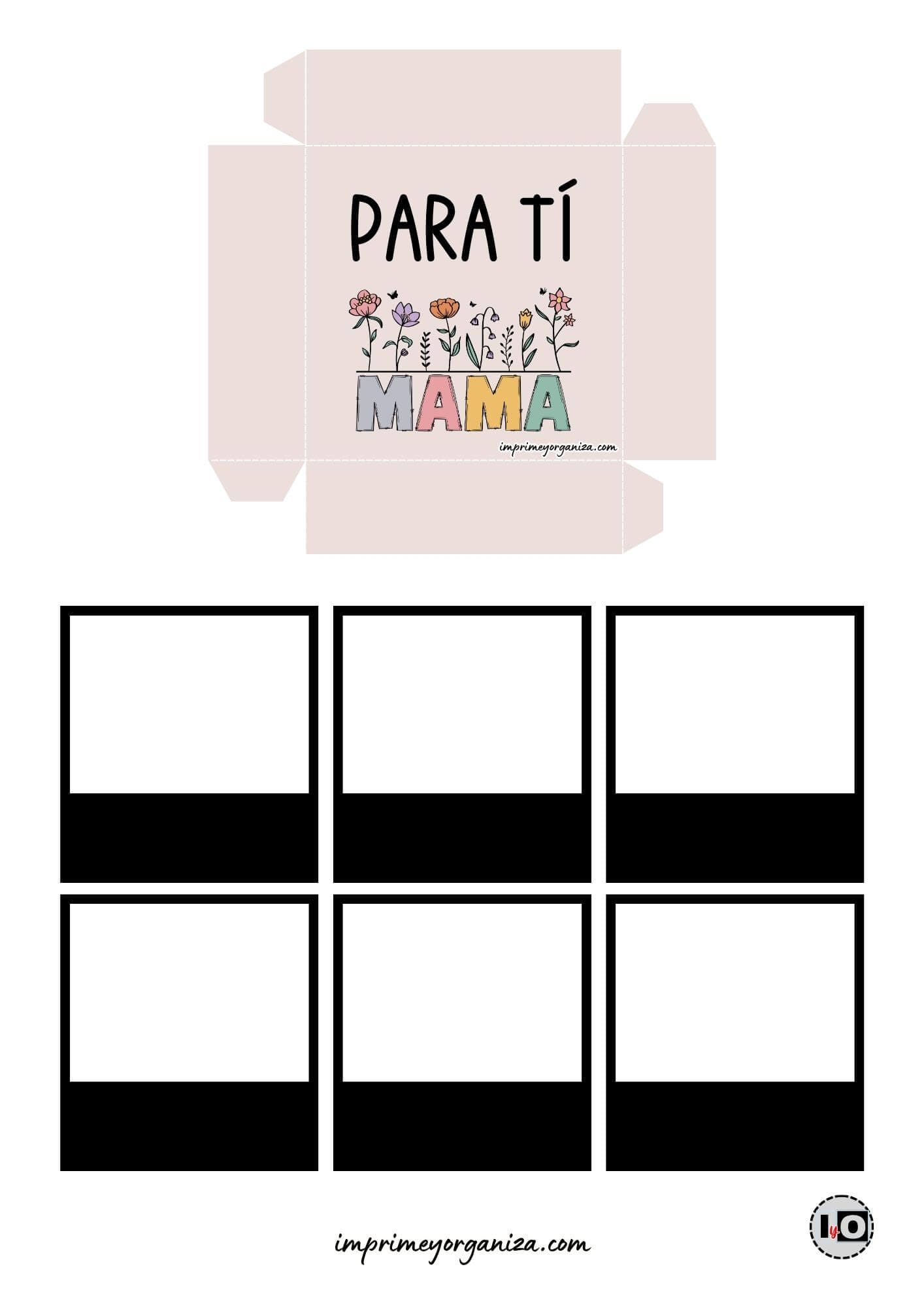 Caja explosiva para ti mama