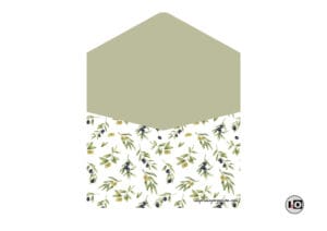 Caja sobre olivas