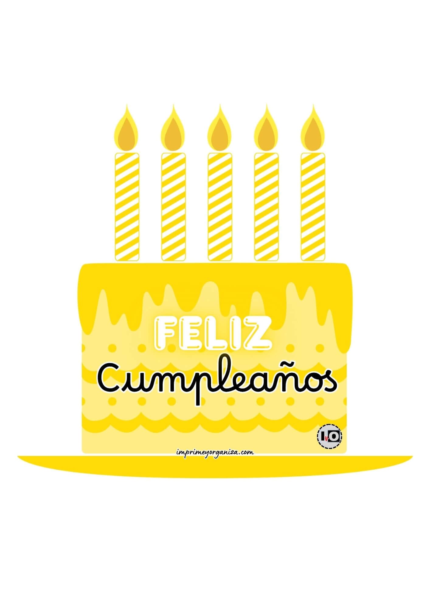 Feliz Cumpleaños Amarillo
