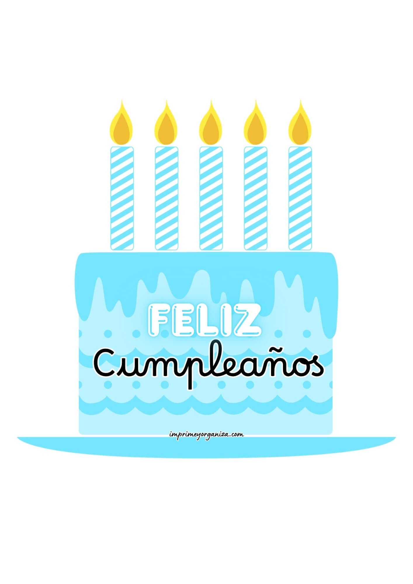 Feliz Cumpleaños Azul