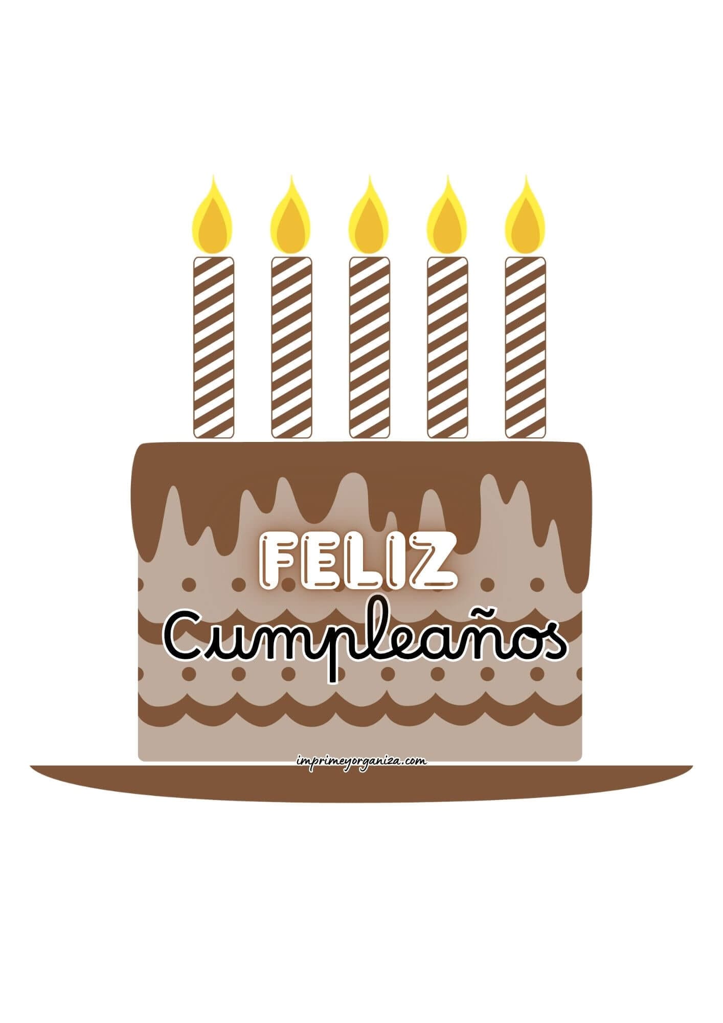 Feliz Cumpleaños Marrón