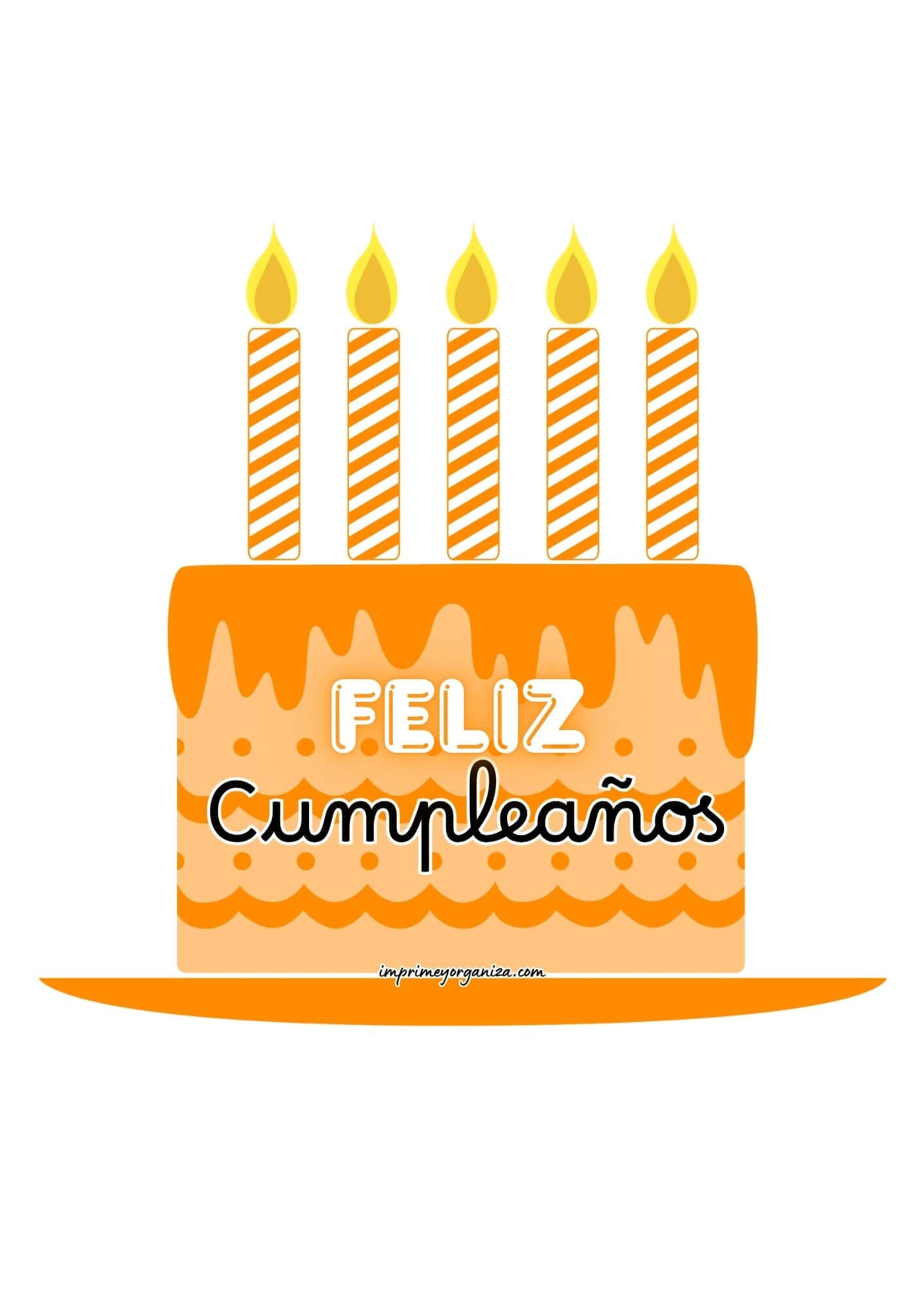 Feliz Cumpleaños Naranja