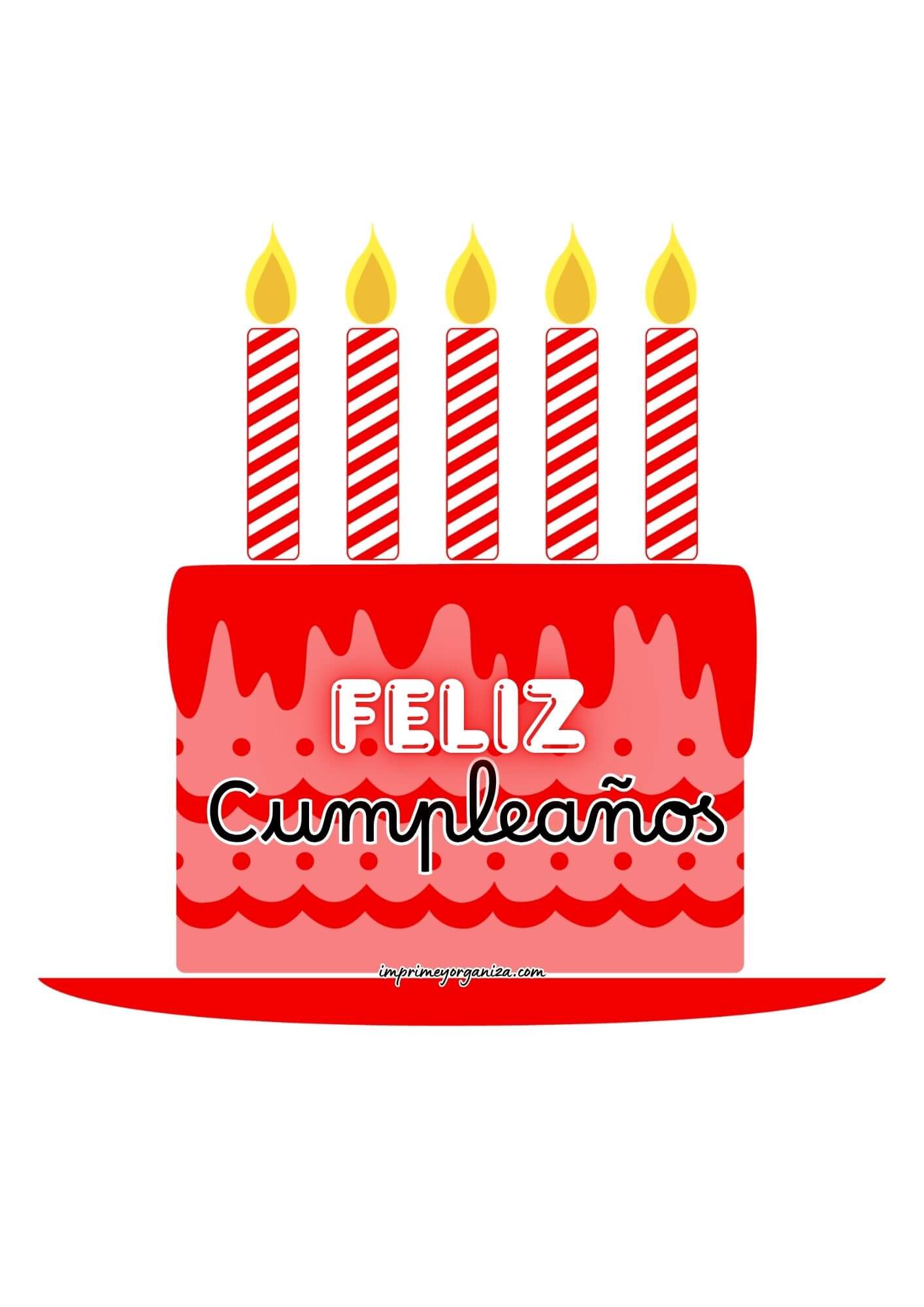 Feliz Cumpleaños Rojo