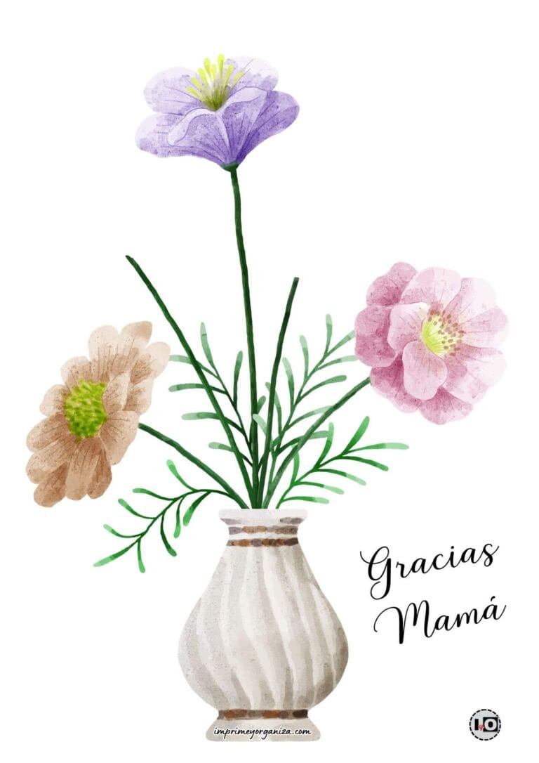 Lámina gracias mamá