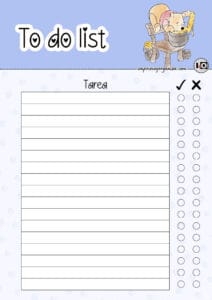 To do list Winnie tarros