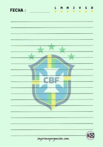 Hoja A5 Brasil