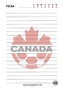 Hoja A5 Canadá