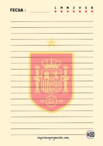Hoja A5 España